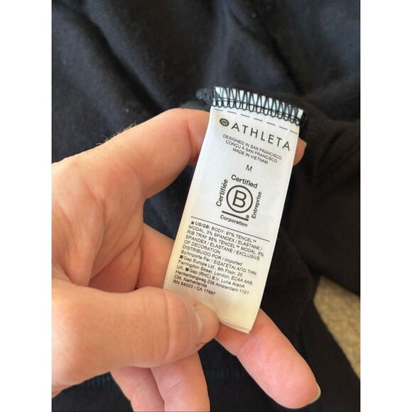 Athleta Pranayama Restore Wrap Cardigan size M Black - Picture 6 of 10